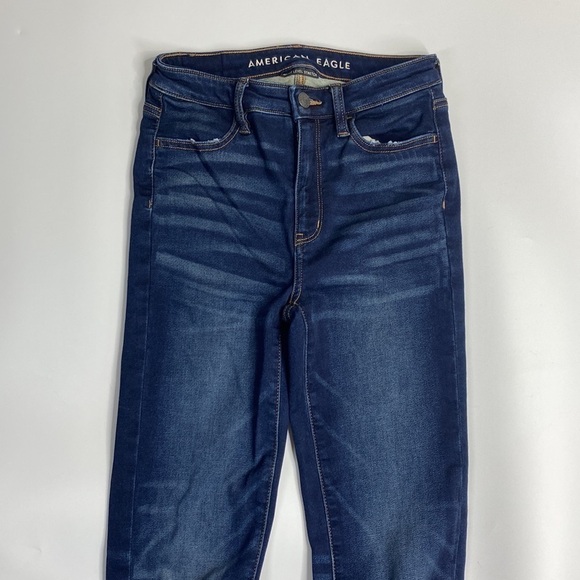American Eagle Next Level Stretch Super Hi-Rise Jegging 0 Long - Picture 2 of 12